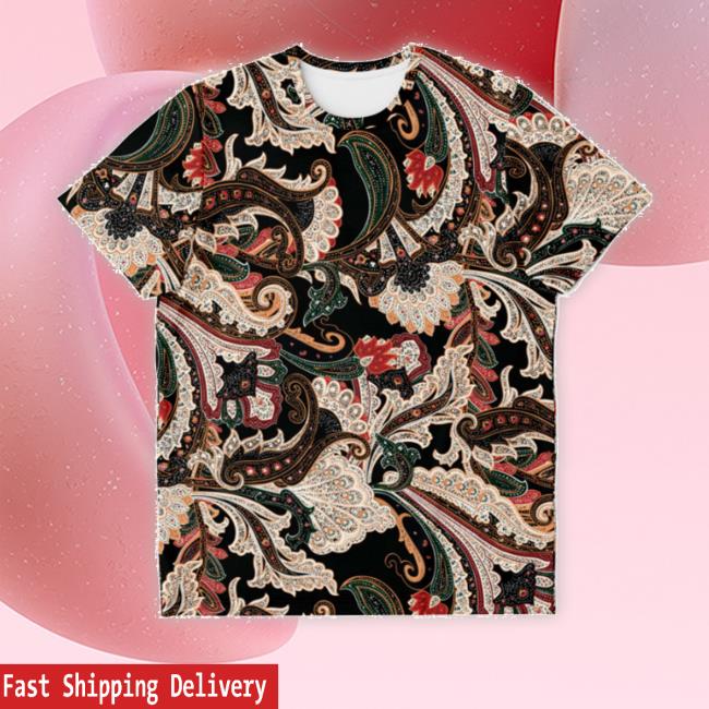 Black Paisley Print Shirts