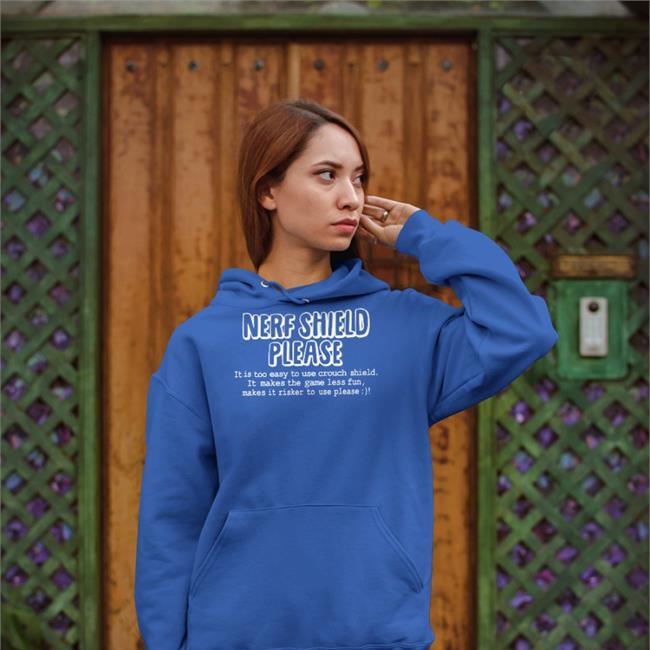 Nerf Shield Please It Is Too Easy To Use Crouch Shield Shirt Scrawtv