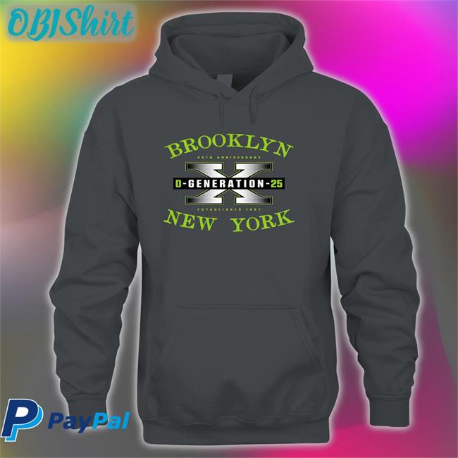 Brooklyn X D Generation 25 New York Hoodie Sweatshirt Wwe