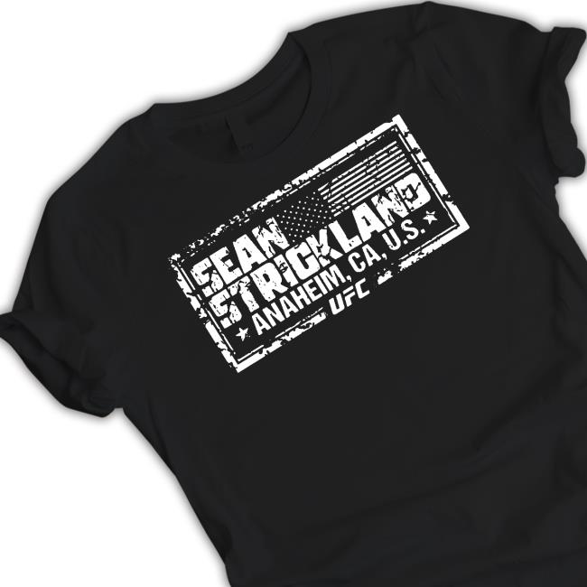 Ufc Sean Strickland Crest Hoodie Official Ufc Store Sean Strickland Crest Tank Top
