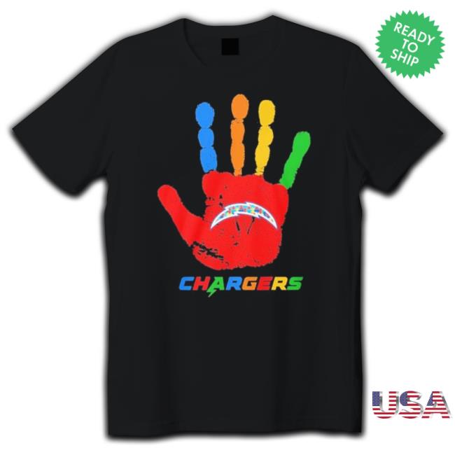 Los Angeles Chargers Hand Autism 2023 shirt