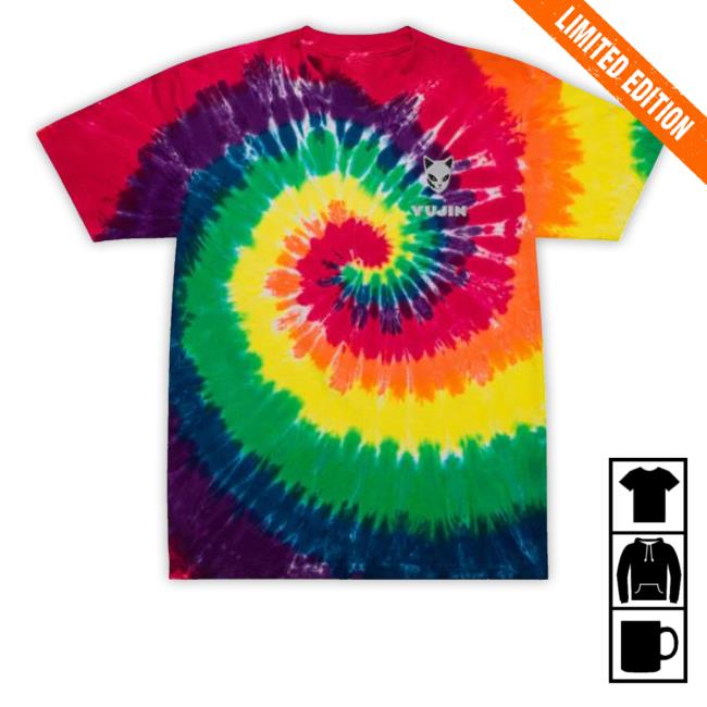 Yujin Clothing Boy In Love Tie Dye Tee Classic Rainbow Tie-Dye