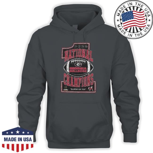 Georgia Bulldogs 2022 Number One National Champions Dawgs On Top Classic Shirt