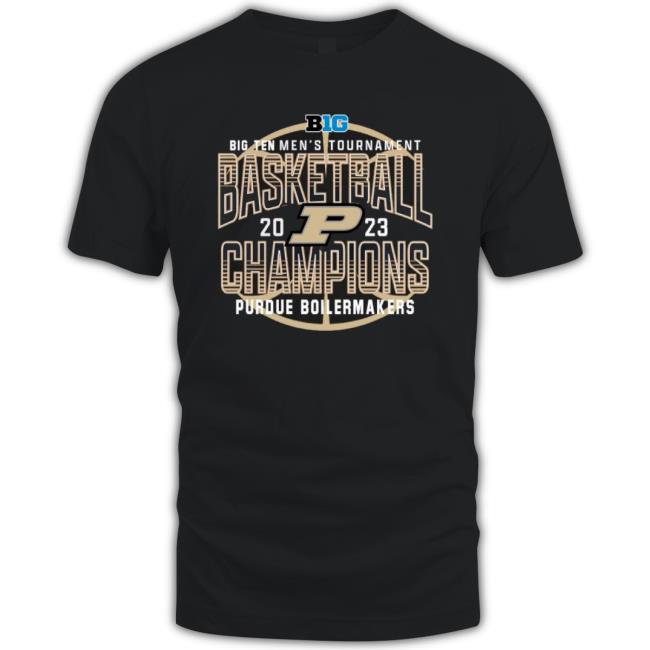 Big 10 Tournament Men’S Basketball 2023 Purdue Boilermakers Champions Shirt