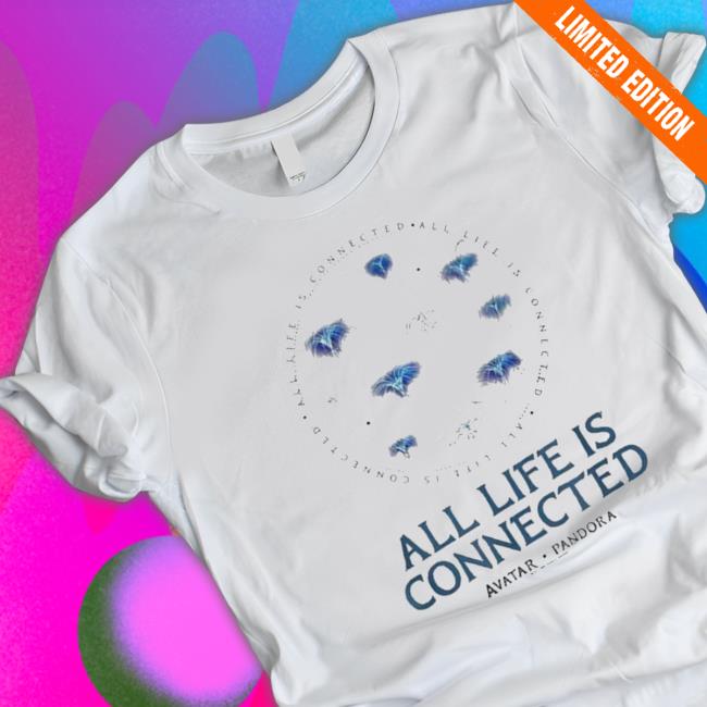 Avatar 2 Jake Sully Neytiri Avatar All Life Is Connected Pandora Grid Crewneck Sweatshirt