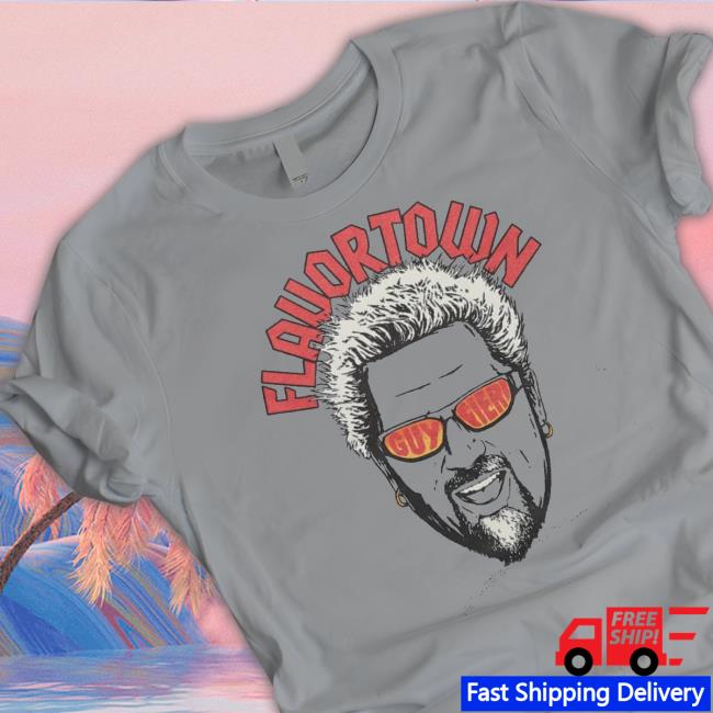 Official Homage Store Flavortown Guy Fieri Tank Top Official Homage Store Flavortown Guy Fieri T-Shirt