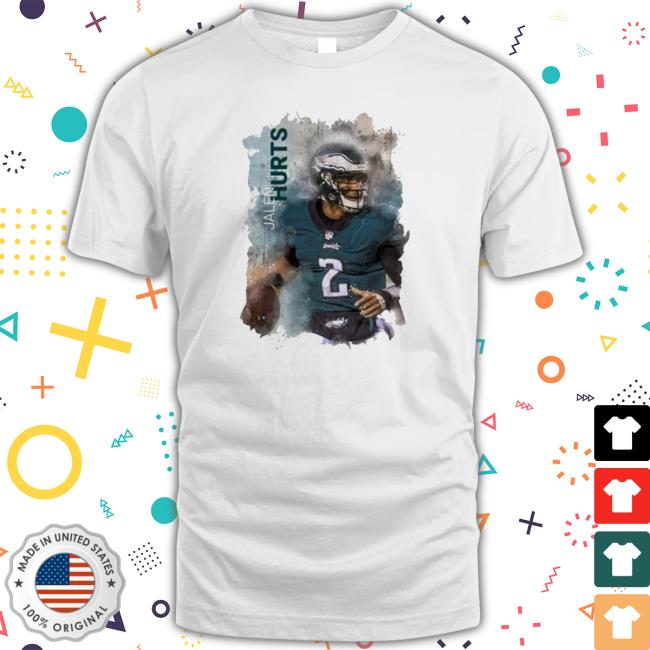 Philadelphia Eagles Jalen Hurts Player Crewneck Sweatshirt Philadelphia Eagles Jalen Hurts Player Hooded Sweatshirt