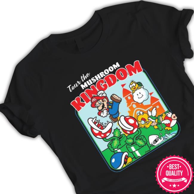 Super Mario Mushroom Kingdom Your Boyfriend Fit Girls Tee Shirt