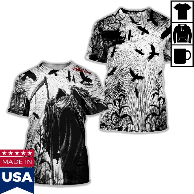Affliction Men's Short Sleeve Corn Reaper Crewneck T-Shirt