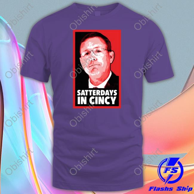 Barstool Sports Store Satterdays In Cincy Tee Shirt Barstool Cincinnati