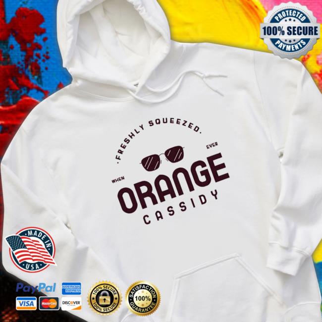 Aew Orange Cassidy Freshly Squeezed Hoodie
