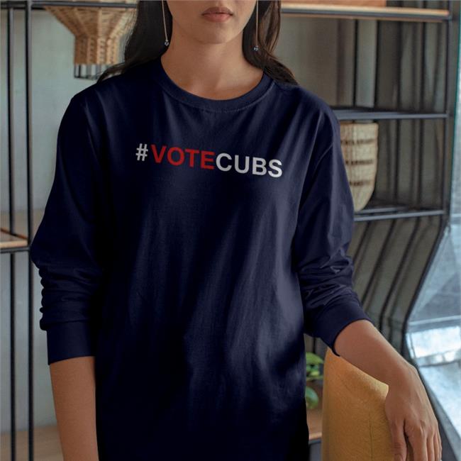 Funny Votecubs Shirt Chicago Cubs #Votecubs Hooded Sweatshirt Obvious Shirts Merch