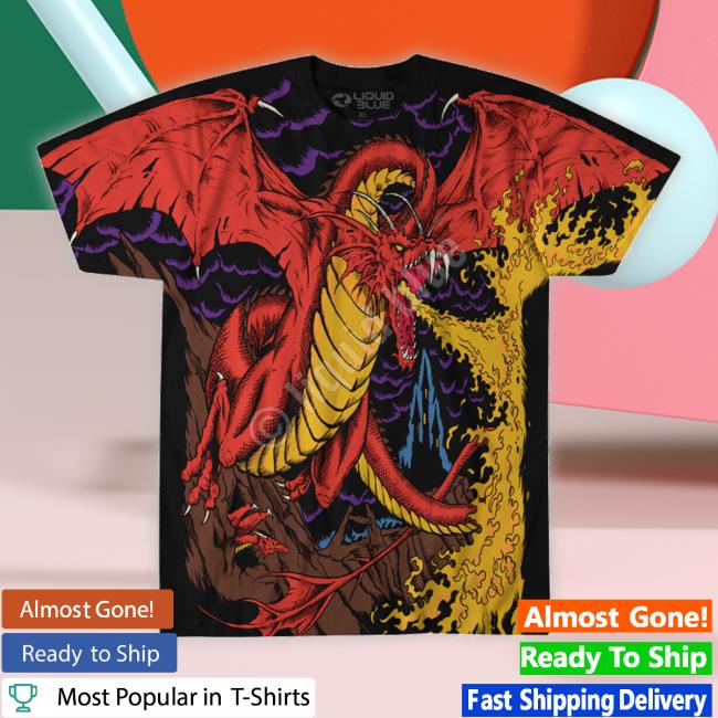 Liquid Blue Dragon V Knight Fantasy Hoodie
