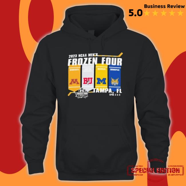 2023 Ncaa Men’S Frozen Four Tampa 4 Teams Flag Shirt 2023 Ncaa Men’S Frozen Four Tampa 4 Teams Flag Shirt