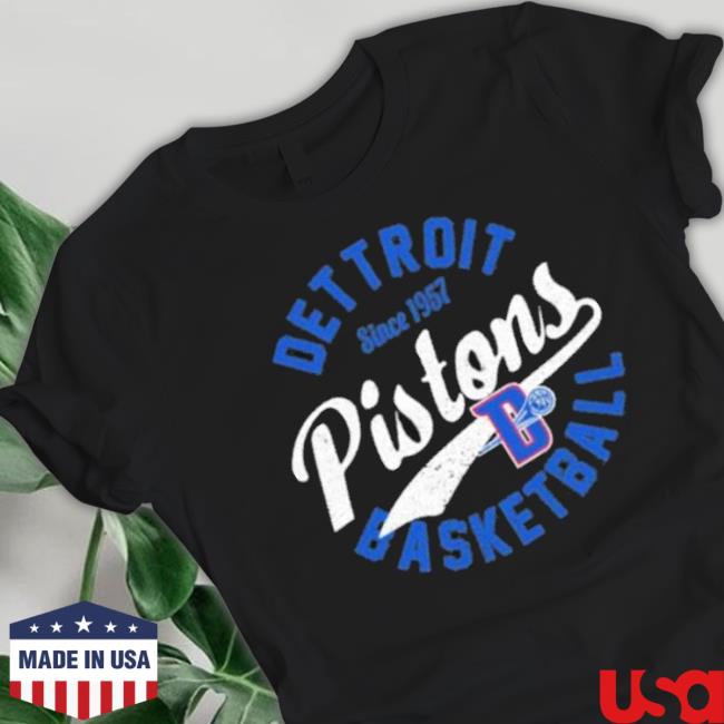 Rally Detroit Pistons Women’S Red Est 1957 Space Dye shirt Rally Detroit Pistons Women’S Red Est 1957 Space Dye Shirt