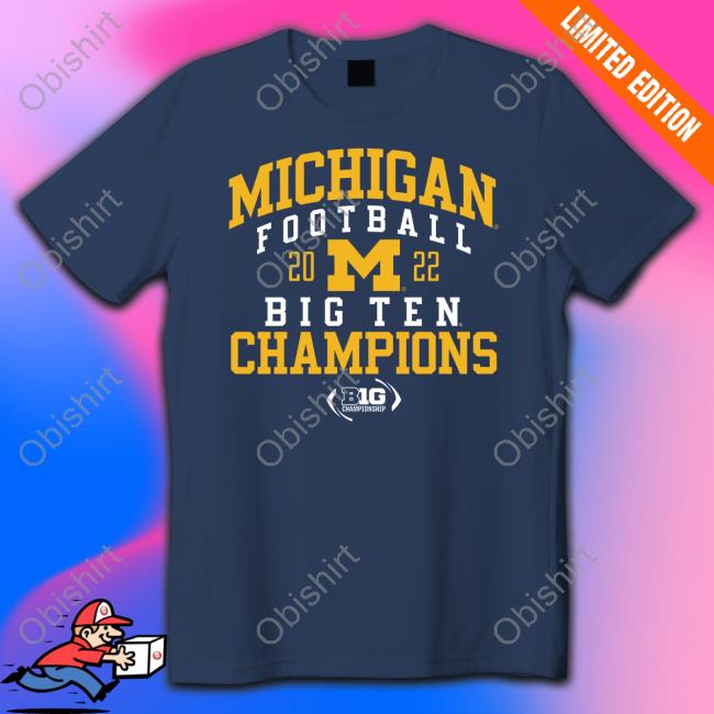 Michigan Football 2022 Big Ten Champions Hooded Sweatshirt