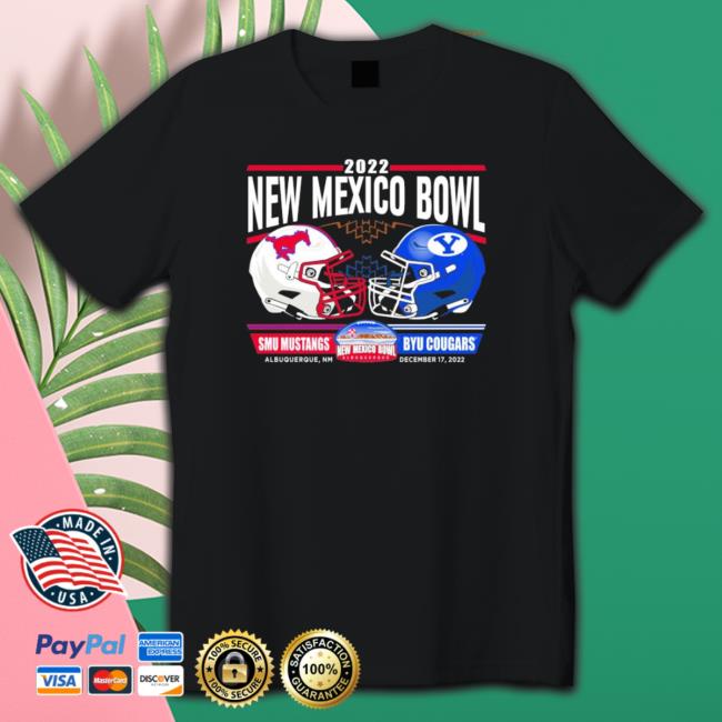 2022 New Mexico Bowl Game Byu Cougars Vs Smu Mustangs Long Sleeve Shirt 2022 New Mexico Bowl Game Byu Cougars Vs Smu Mustangs Hoodie