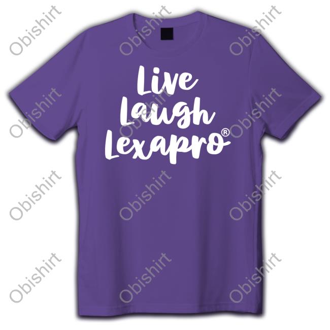 Shirts With Threatening Auras Live Laugh Lexapro Hooded Sweatshirt Disturbingshirt