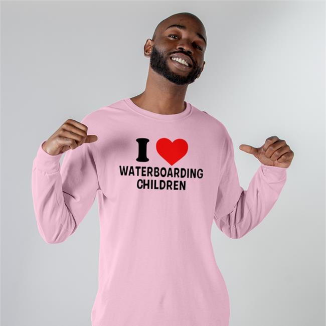Shirts With Threatening Auras I Love Waterboarding Children Tees