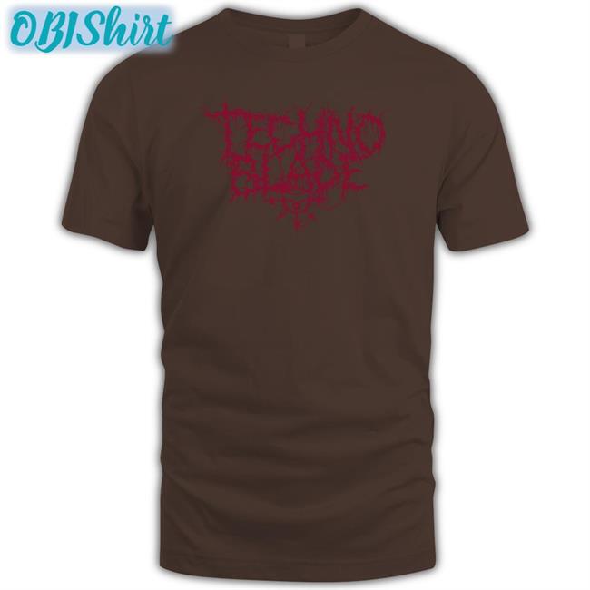 Techno Blade Metal Font Shirt