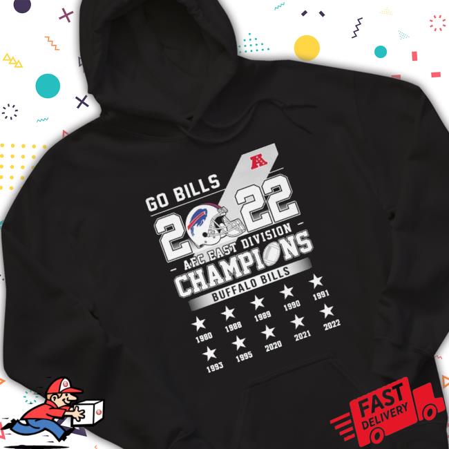 Go Bills 2022 Afc East Division Champions 1980-2022 Sweatshirt