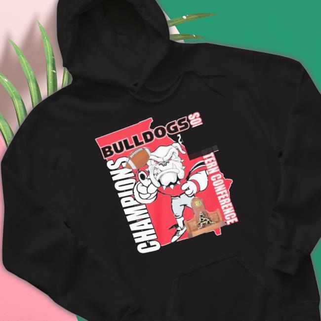 Uga Georgia Bulldogs 2022 Southeastern Conference Champions Hooded Sweatshirt