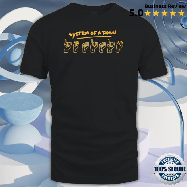 Official System Of A Down Sign Language Shirts