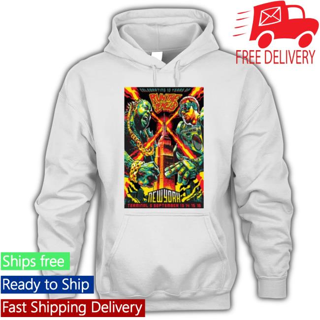 Celebrating 10 Years Of Run The Jewels New York Terminal 5 September 13 14 15 16 2023 Hooded Sweatshirt