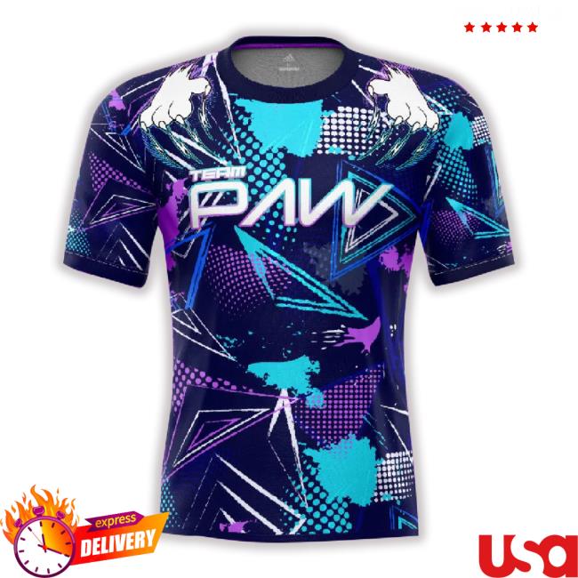 Team Paw Jersey 3d Hoodie Sweatshirt
