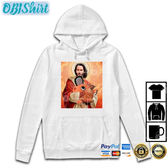 Nezukosocial Keanu Reeves Cares For And Protects Pochitas Shirts
