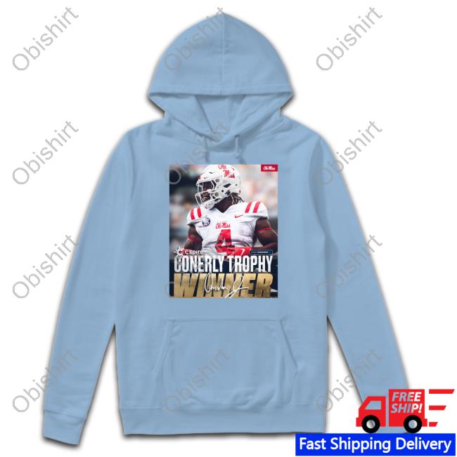 Ole Miss Football Conerly Trophy Winner Quinshon Judkins New Shirt Qaj4_ Conerly Trophy Winner Quinshon Judkins Hoodie