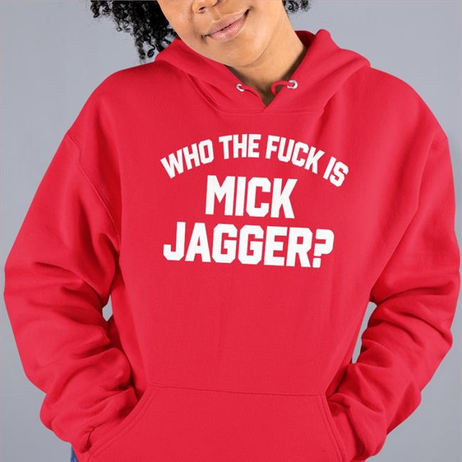 Who The Duck Is Mick Jagger Sweatshirt Classic Rock In Pics