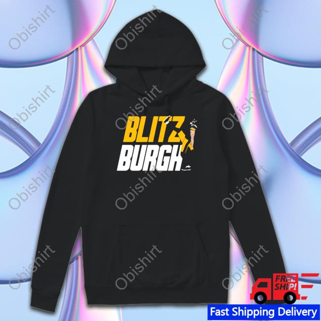 Aj Burnett Wearing Blitz Burgh New Shirt Pittsburgh Clothing Company