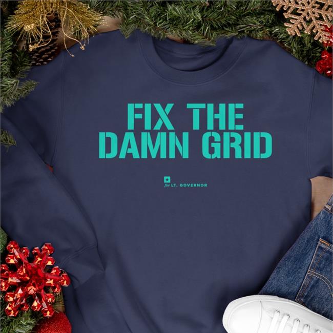 Mike Collier Collier For Texas Store Fix The Damn Grid Shirt