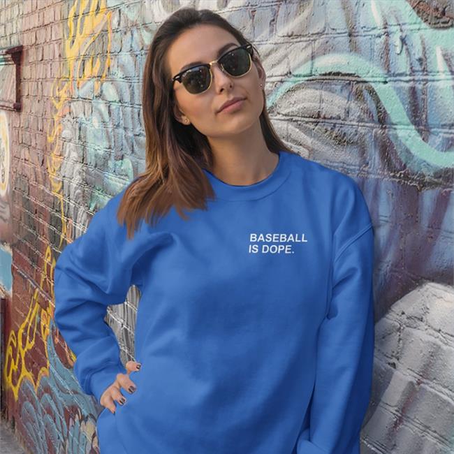 Baseball Is Dope Long Sleeve Tee Shirt Obvious Shirts Store