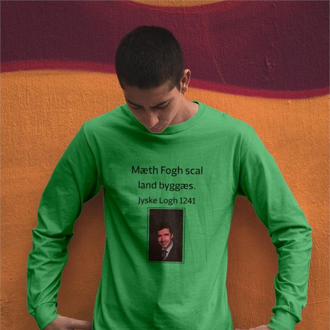 Denmark White Maeth Logh Scal Land Byggaes Jyske Logh 1241 Shirt