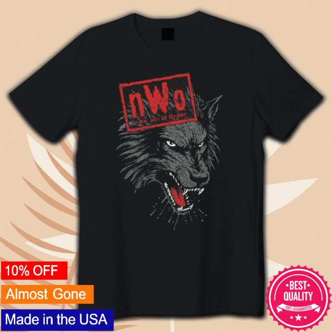 Nwo Fathead Wolfpac Removable Superstar T-Shirt Nwo Fathead Wolfpac Removable Superstar T-shirt
