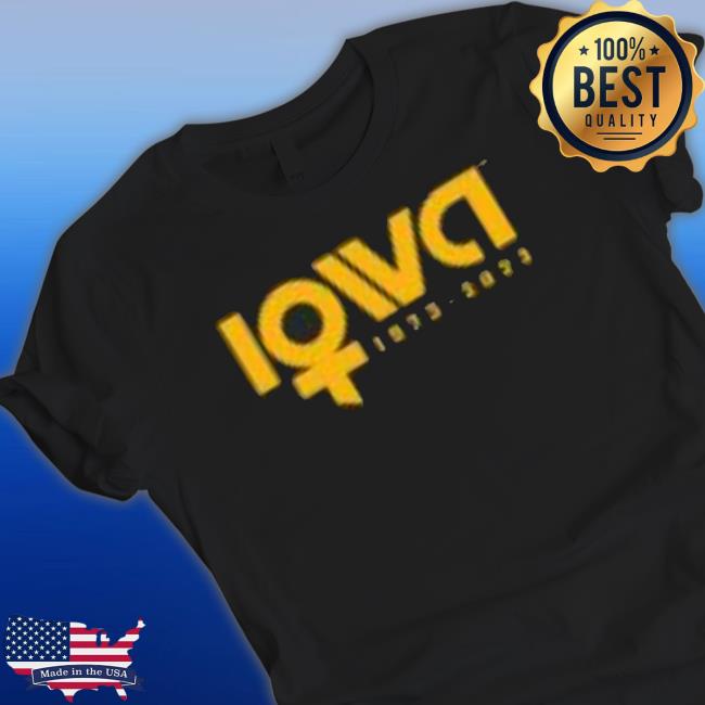 Iowa Hawkeyes Women's Athletics 50 Years Tee Shirt