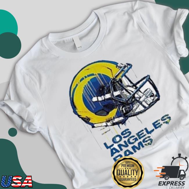 Los Angeles Rams Helmet Poster T- shirt