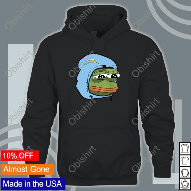 Los Angeles Chargers Sad Pepe T Shirt Los Angeles Chargers