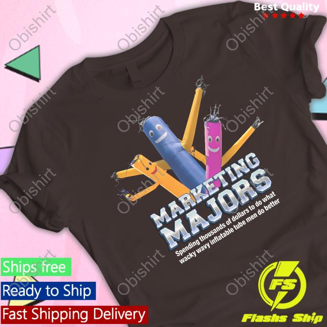 Marketing Majors Wacky Wavy Inflatable Tube Men Sweatshirt