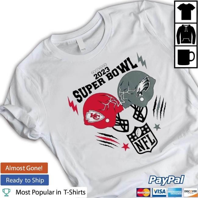Super Bowl 2023 Philadelphia Eagles Vs Kansas City Chiefs Tee Shirt