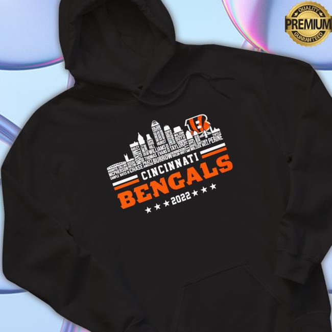 Cincinnati Bengals 2022 Players Name City t- shirt