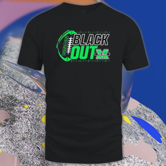 Marshall University Blackout 2022 Tee Shirt Marshall University Blackout 2022 shirt