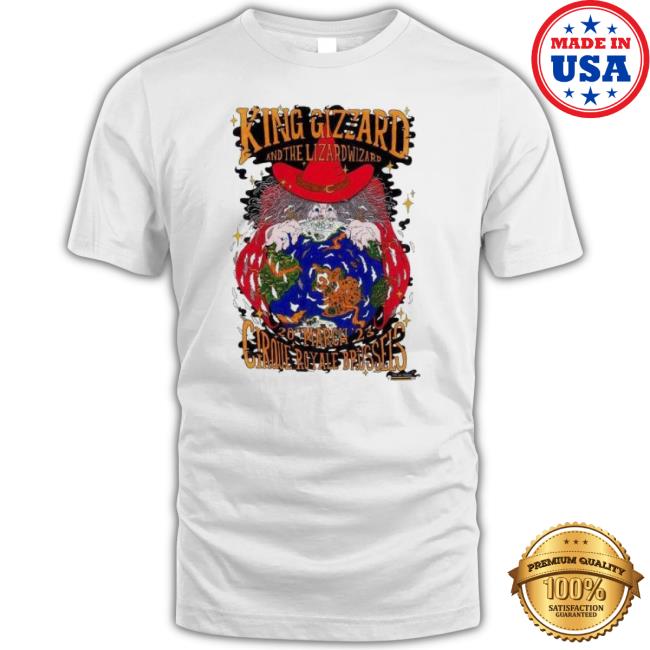 King Gizzard March 20 2023 Cirque Royale Brussels shirt