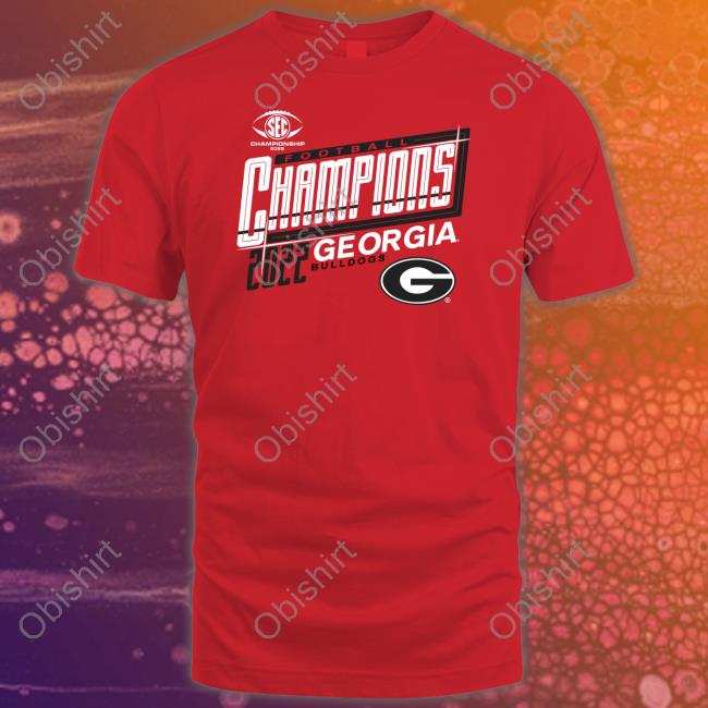 Georgia Bulldogs Sec Football Champions Shirt