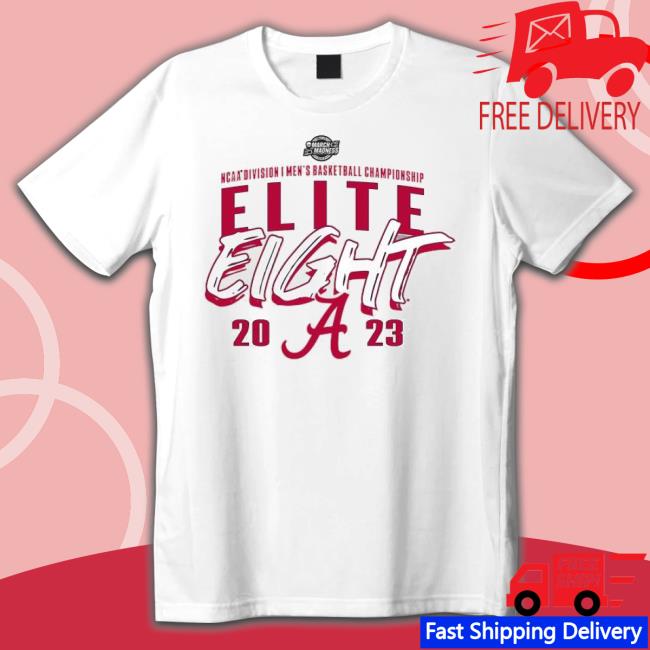 Alabama Crimson Tide Men’S Basketball Elite 8 2023 Ncaa March Madness Shirt