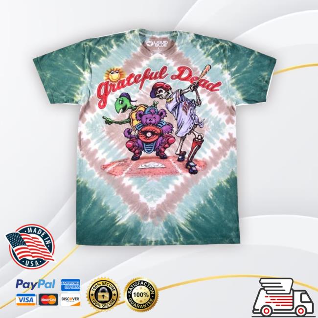 Official Grateful Dead Spring Training Tie Dye Hoodie Sweatshirt