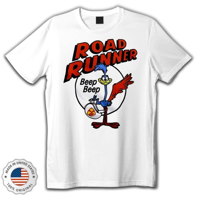 Official Looney Tunes Road Runner Beep Beep Cartoon T-Shirt