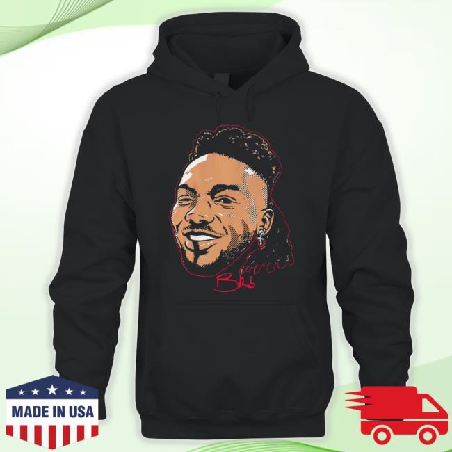 Bijan Robinson Atlanta Falcons Swag Head Signature 2023 Hoodie Sweatshirt